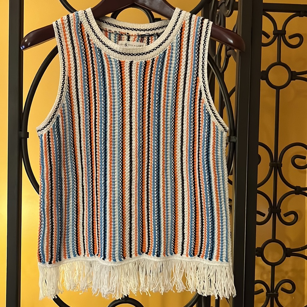 LOU & GREY for LOFT Sweater Tank Top